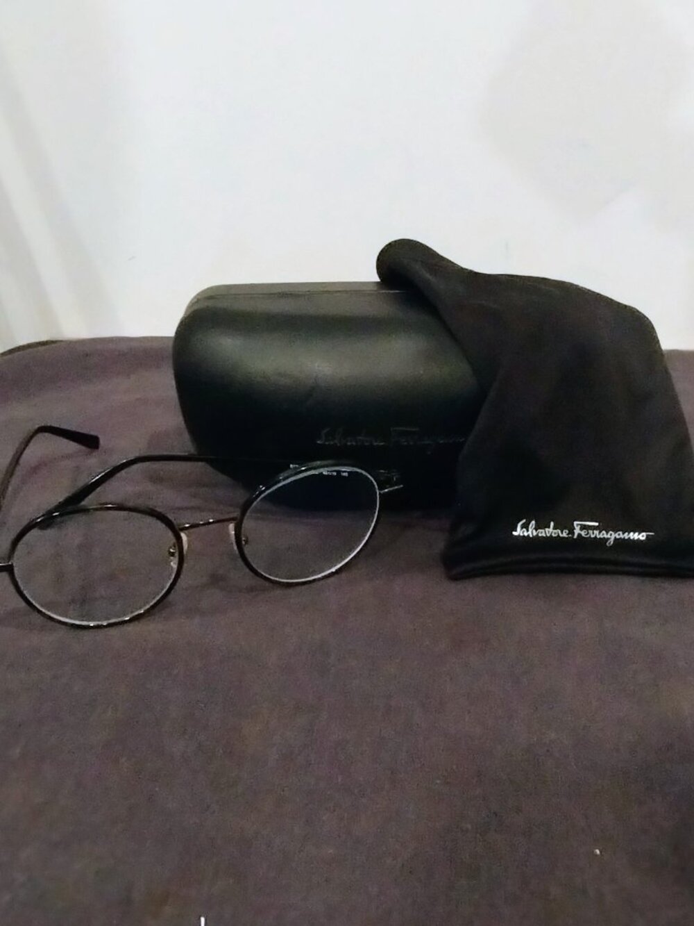 Salvatore Ferragamo SF2171 052 49-19-145 Eyeglasses Frames w/ Case & Pouch Italy